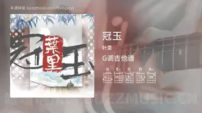 冠玉 叶里 吉他谱G调简单版