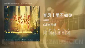 春风十里不如你吉他谱C调 金南玲 简单版