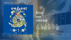Blve 胡期皓 吉他谱G调简单版