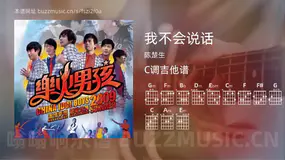 我不会说话吉他谱C调 陈楚生 简单版