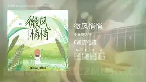 微风悄悄 不是花火呀 吉他谱C调简单版