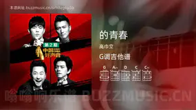 的青春 高巾立 吉他谱G调简单版