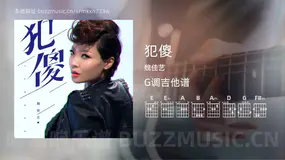 犯傻吉他谱G调 魏佳艺 简单版
