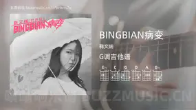 BINGBIAN病变 鞠文娴 吉他谱G调简单版
