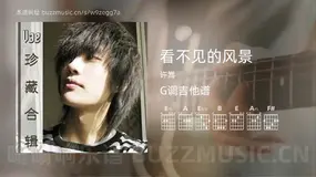 看不见的风景 许嵩 吉他谱G调简单版