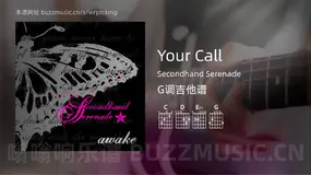 Your Call Secondhand Serenade 吉他谱G调简单版
