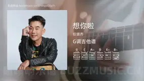 想你啦 任贤齐 吉他谱G调简单版