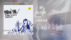 他的爱 汪苏泷 吉他谱G调简单版