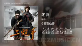 老婆吉他谱G调 张杰 简单版