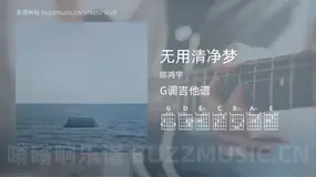 无用清净梦 陈鸿宇 吉他谱G调简单版