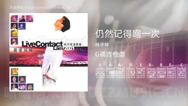 仍然记得嗰一次 林子祥 吉他谱G调简单版