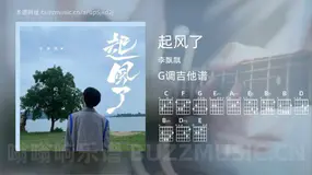 起风了吉他谱G调 李飘飘 简单版