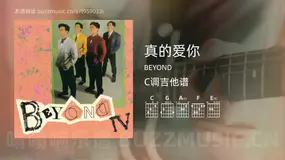 真的爱你 BEYOND 吉他谱C调简单版