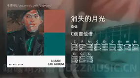消失的月光 李健 吉他谱C调简单版