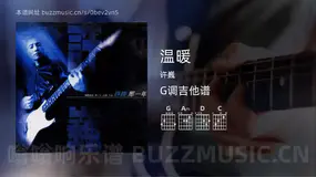 温暖 许巍 吉他谱G调简单版