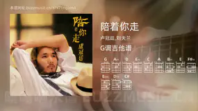 陪着你走 卢冠廷,刘天兰 吉他谱G调简单版