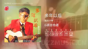 多年以后吉他谱G调 南玛子呷 简单版