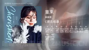 重来 蔡健雅 吉他谱C调简单版