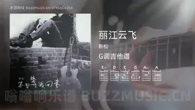 丽江云飞 靳松 吉他谱G调简单版