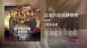 这里的黎明静悄悄吉他谱C调 常石磊 简单版