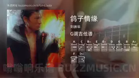 鸽子情缘 刘德华 吉他谱G调简单版