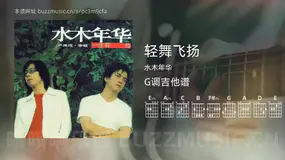 轻舞飞扬 水木年华 吉他谱G调简单版