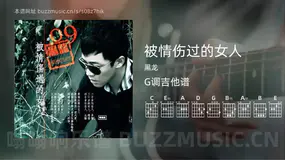 被情伤过的女人 黑龙 吉他谱G调简单版