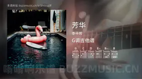 芳华 李平邦 吉他谱G调简单版