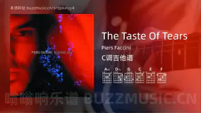 The Taste Of Tears Piers Faccini 吉他谱C调简单版