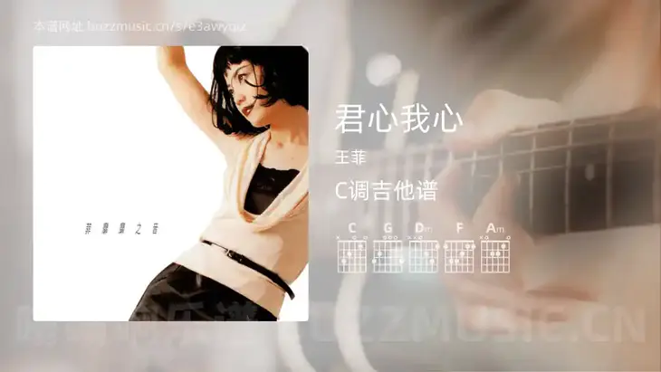 君心我心 王菲 吉他谱C调简单版