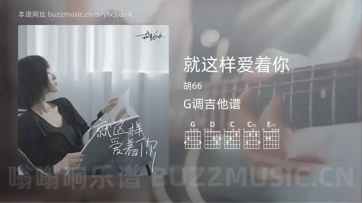 就这样爱着你吉他谱G调 胡66 简单版