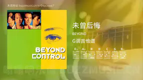 未曾后悔 BEYOND 吉他谱G调简单版