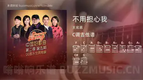 不用担心我 王宏恩 吉他谱C调简单版