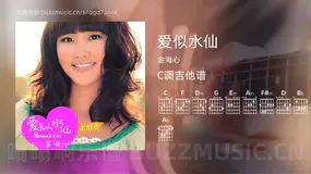 爱似水仙吉他谱C调 金海心 简单版