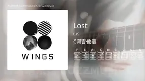 Lost BTS 吉他谱C调简单版