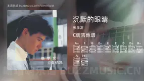 沉默的眼睛 张学友 吉他谱C调简单版