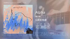 Alpha 橘子海 吉他谱G调简单版