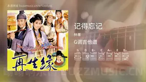 记得忘记吉他谱G调 林峯 简单版