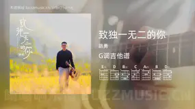 致独一无二的你 路勇 吉他谱G调简单版