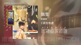 飘雪 陈慧娴 吉他谱C调简单版
