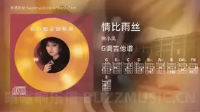 情比雨丝 徐小凤 吉他谱G调简单版