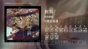 树洞 欧阳娜娜 吉他谱C调简单版
