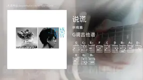 说谎 林宥嘉 吉他谱G调简单版