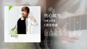 伤心城市吉他谱C调 冷漠,云菲菲 简单版