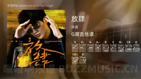 放肆 许嵩 吉他谱G调简单版