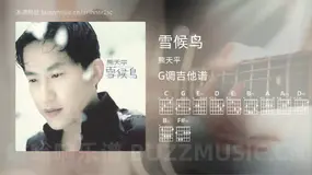雪候鸟 熊天平 吉他谱G调简单版