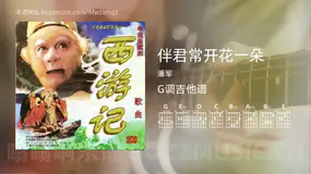伴君常开花一朵 潘军 吉他谱G调简单版