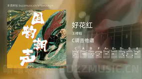 好花红吉他谱C调 王梓钰 简单版