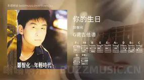 你的生日 郑智化 吉他谱G调简单版