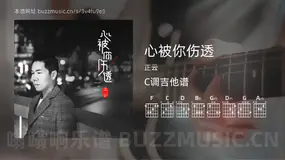 心被你伤透吉他谱C调 正云 简单版
